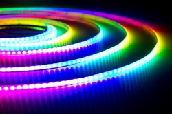 Digitální COB LED pásek WS2812B, RGB, 5V, 160led/m, 5mm šířka, IP30
