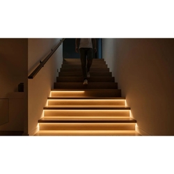 Kompletní LED set pro osvětlení schodiště – schodnice a zábradlí (LED pásek+zdroj+ovladač)