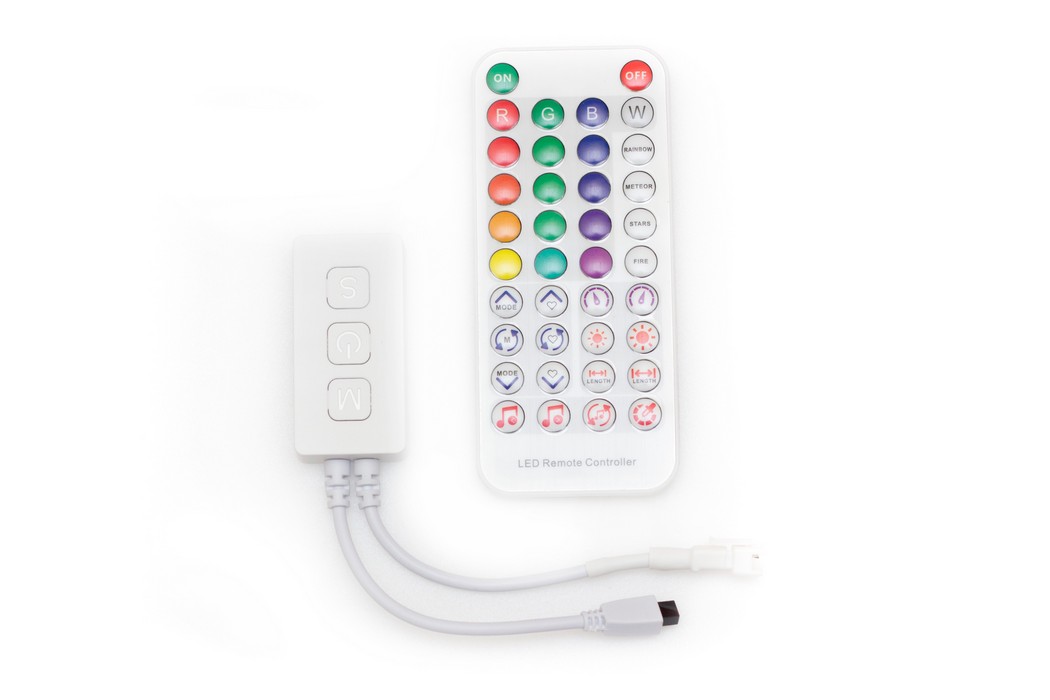 Ovladač digitálních LED pásků SP611E, BT APP, dálkové ovládání 