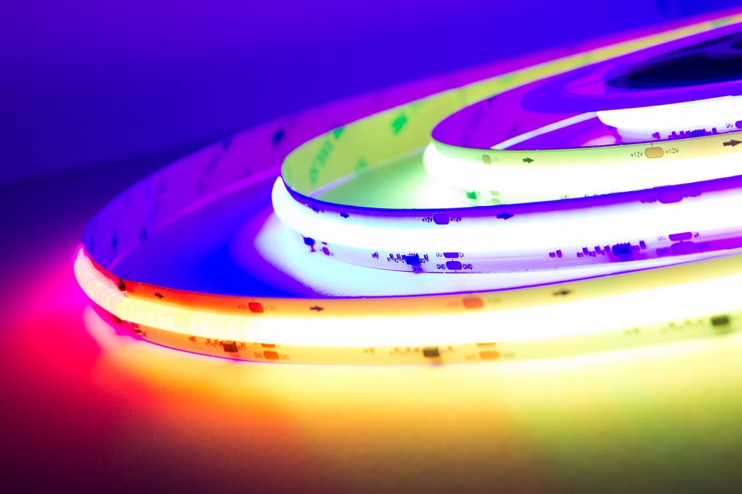 Digitální COB LED pásek RGB, 12V, 720led/m, 1 metr, IP30
