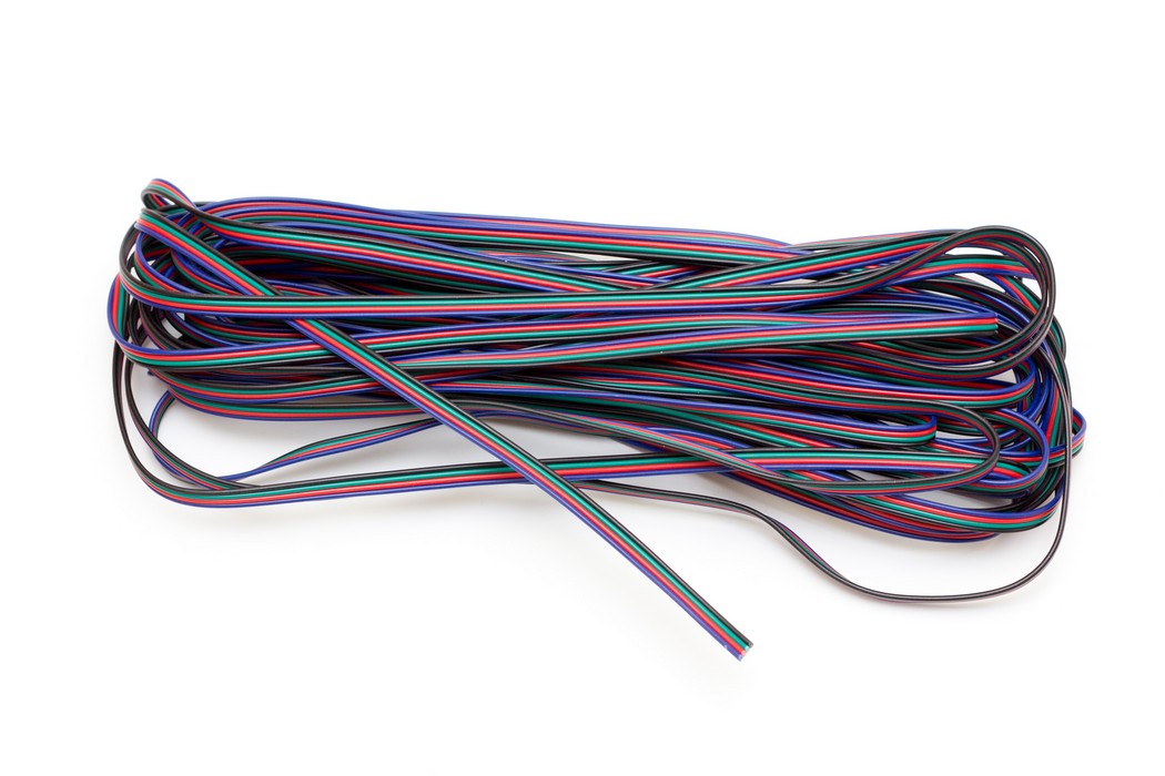 Čtyřlinka 4x0,35mm2, 4-žílový, prodlužovací kabel 22AWG