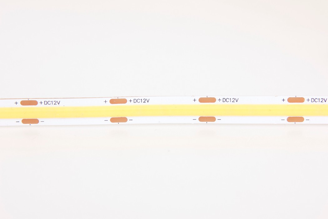 COB LED pásek 480led/m, 12V, 10W/m, teplá bílá 2700K, Ra >90