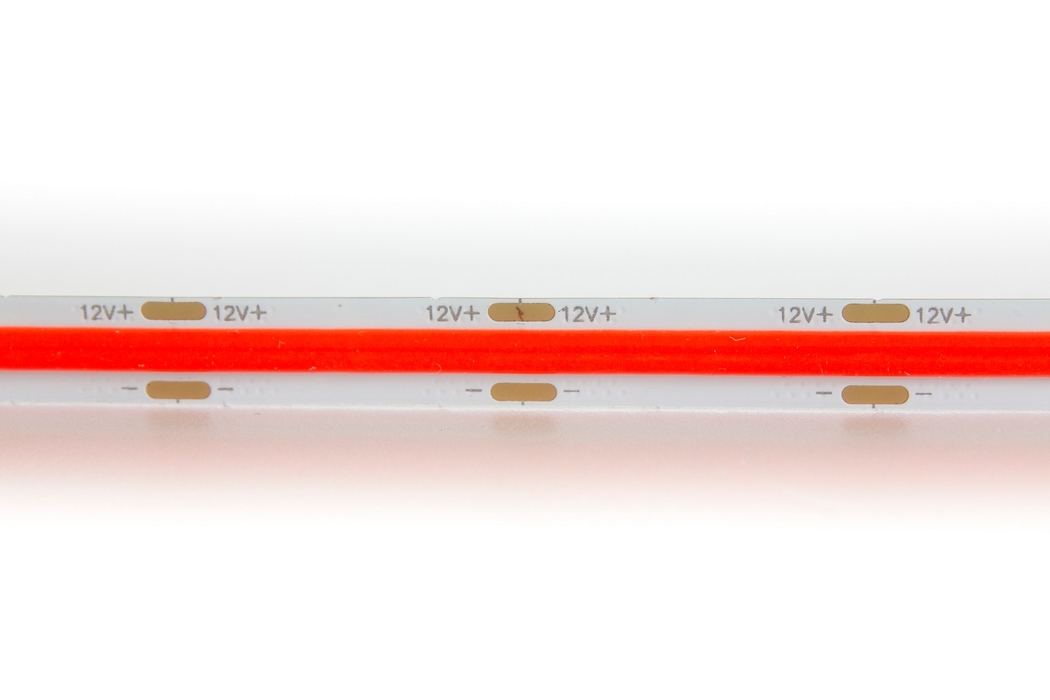COB LED pásek 480led/m, 12V, 11W/m, červený