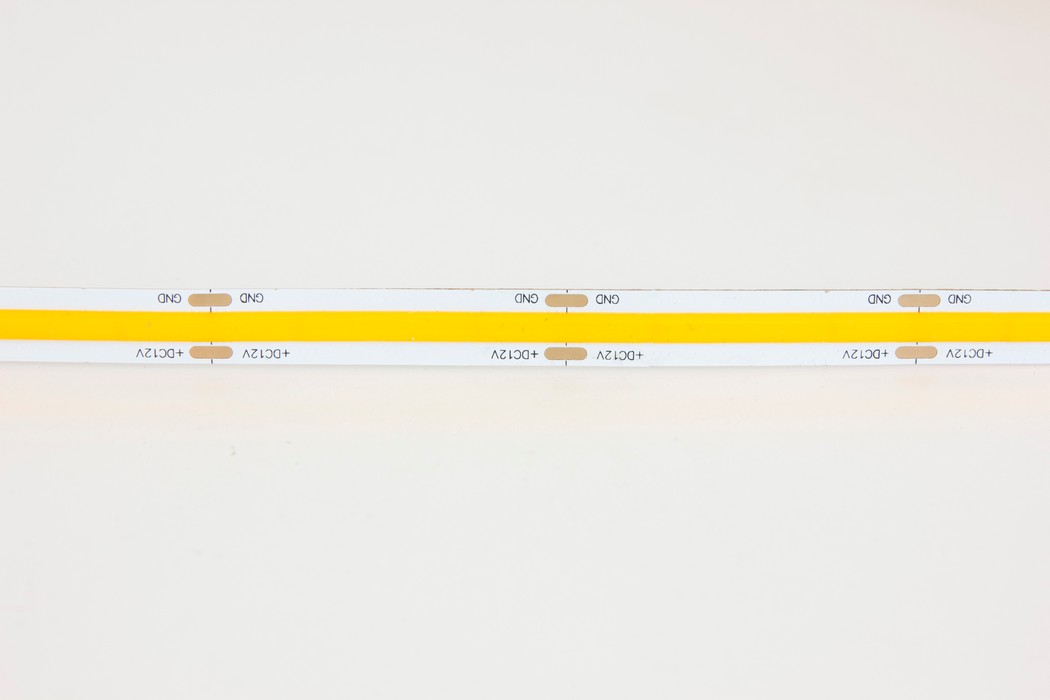 COB LED pásek 480led/m, 12V, 9W/m, oranžový