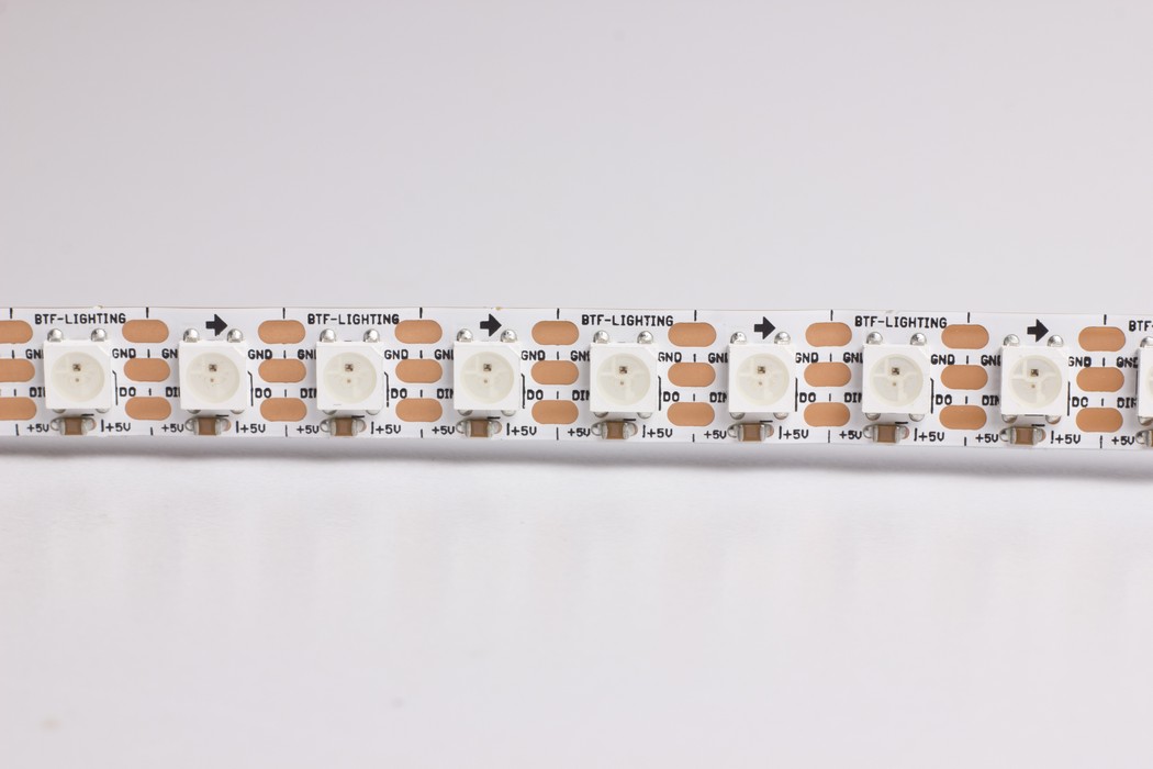 LED pásek digitální WS2812B, 5V, 100led/m, 1 metr, IP30