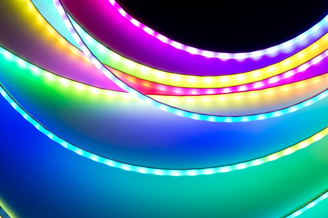 Digitální COB LED pásek WS2812B, RGB, 5V, 160led/m, 5mm šířka, IP30