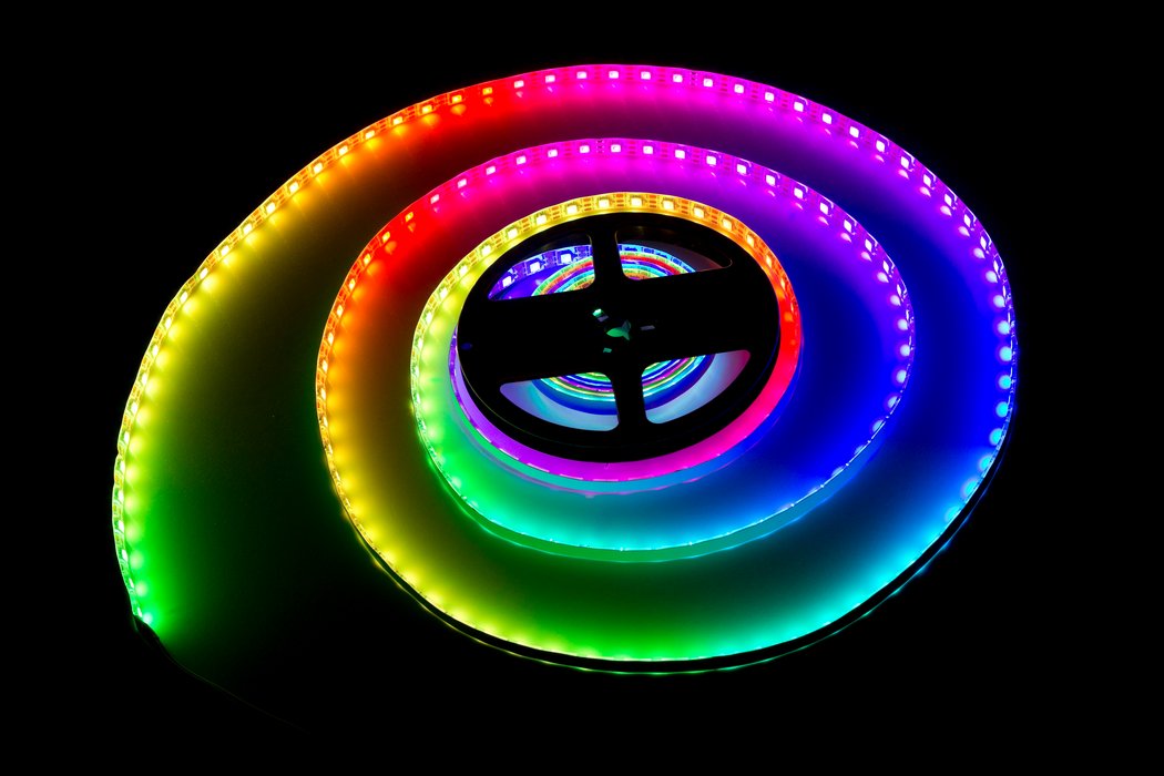 LED pásek digitální WS2812B, 5V, 60led/m, 1 metr, IP65