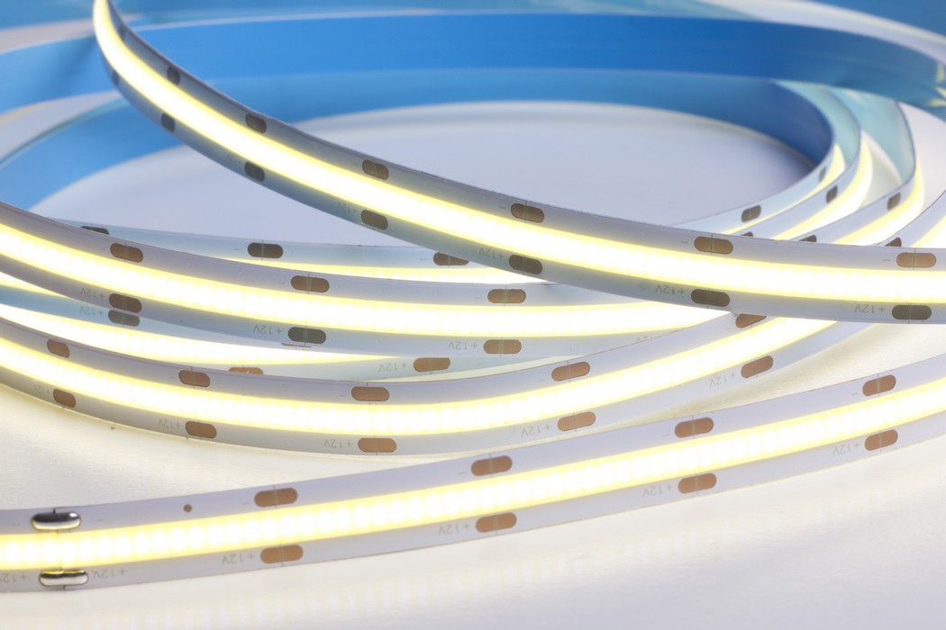 COB LED pásek 480led/m, 12V, 9W/m, neutrální bílá 4000K, Ra >90