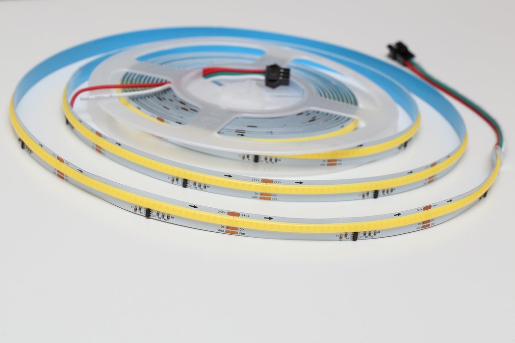 COB LED pásek digitální WS2811, běžící LED, 6000K, 24V, 360led/m, 1 metr 