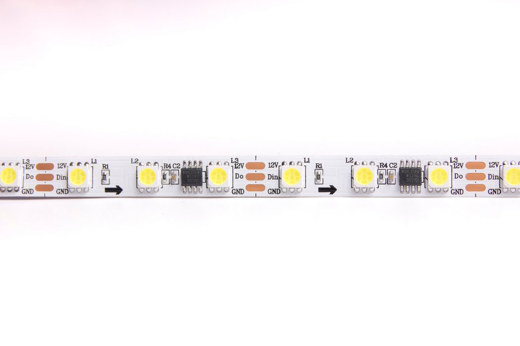 LED pásek digitální WS2811, běžící LED, 6000K, 12V, 60led/m, 1 metr, IP30