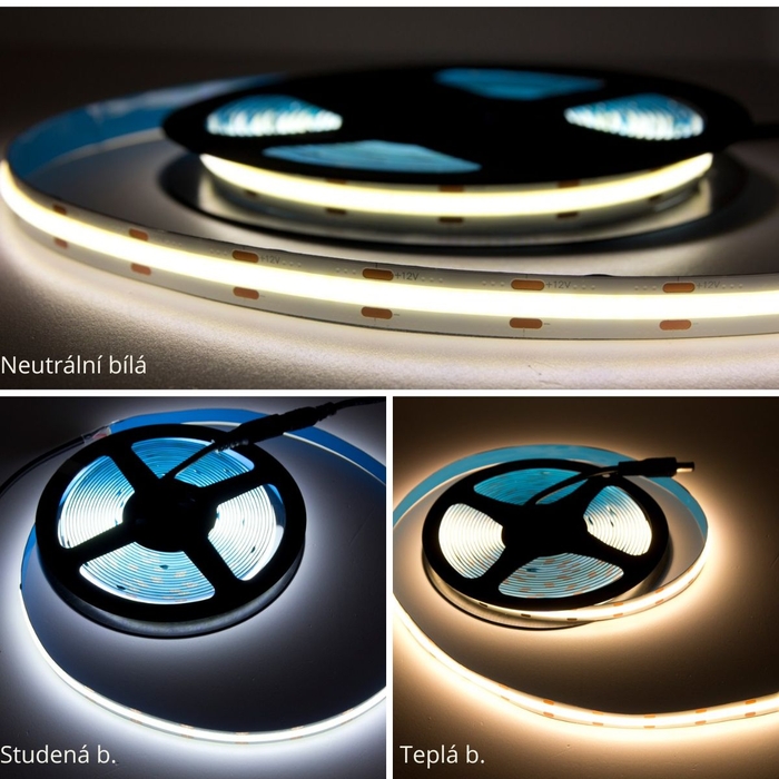 Hotový COB LED  set 12V na osvětlení kuchyňské linky a pracovní plochy