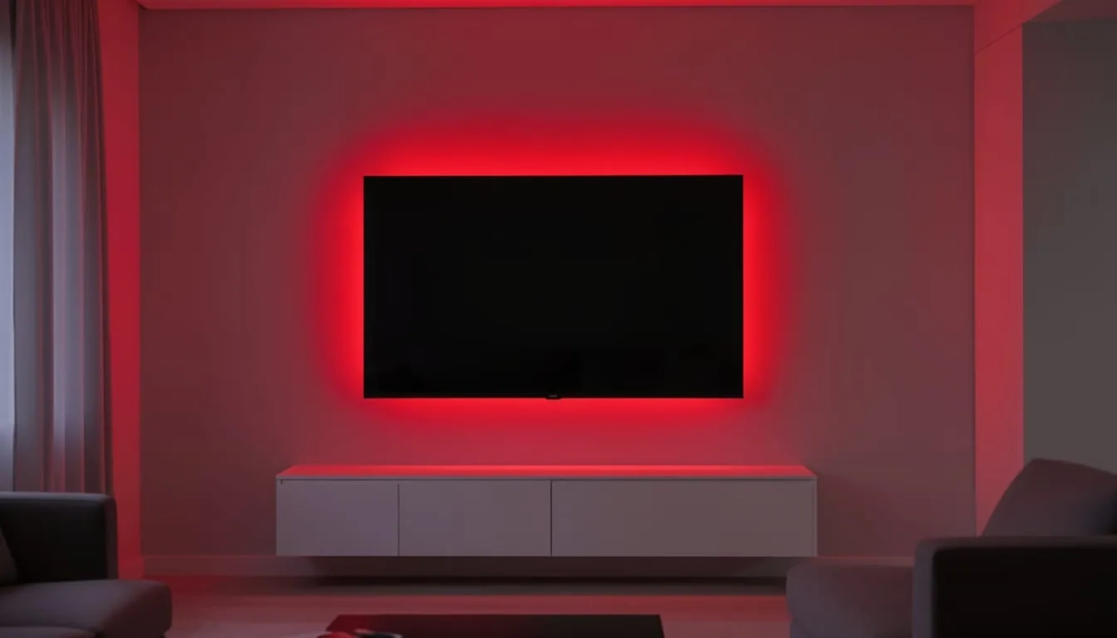 Ambientní podsvícení TV, herního koutku a PC monitoru (efektový set, pásek + zdroj + ovladač)